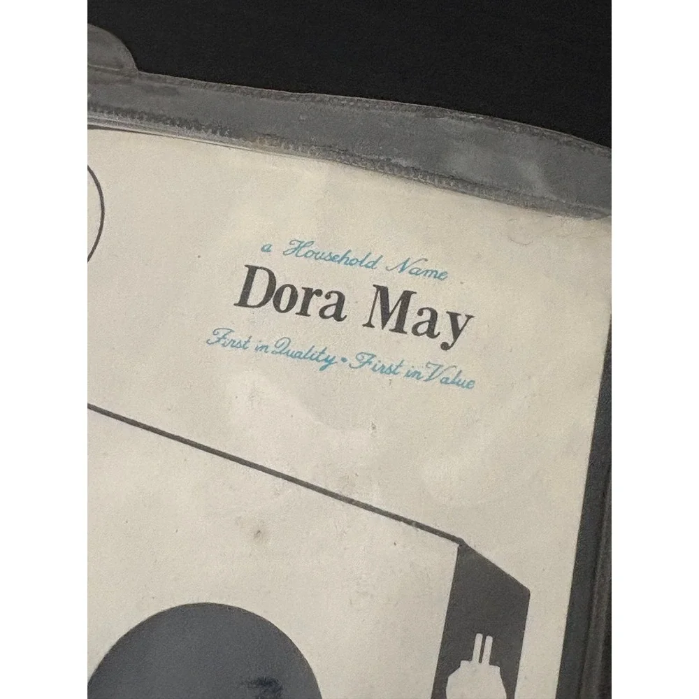 Dora May Unisex Suit Travel Storage Bag Vintage No 476 Navy Blue Water Repellent